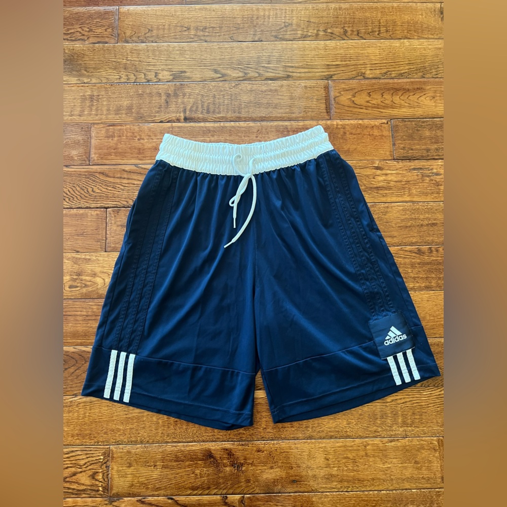 Adidas Shorts Men’s Basketball Club Navy White Size L